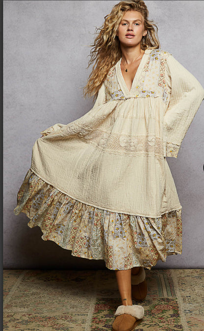 POL Double Gauze Dress