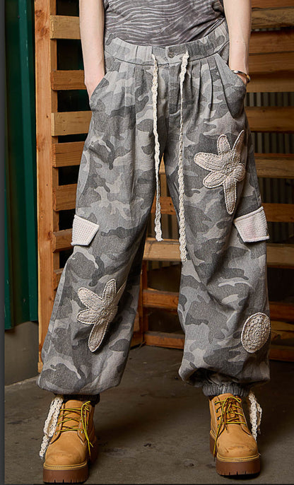 POL Grey Camo Pants