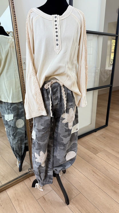 POL Grey Camo Pants