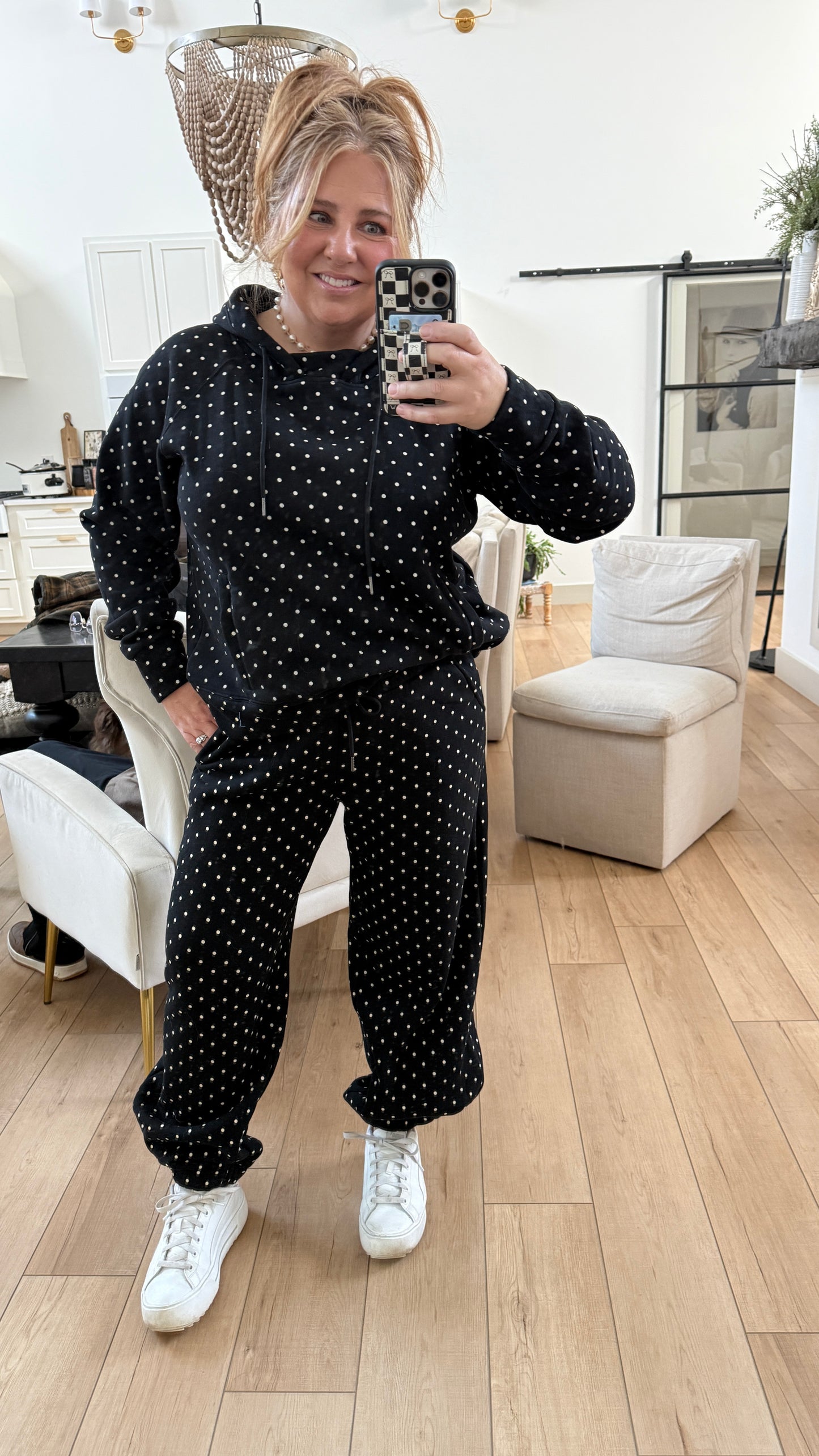 BW Polka Dot Sweat Pants