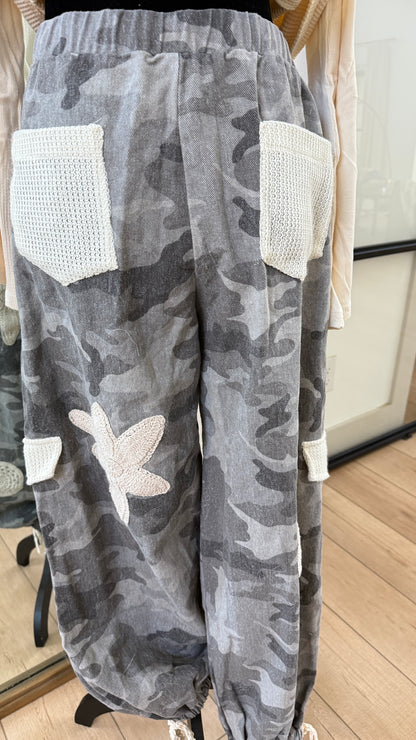 POL Grey Camo Pants
