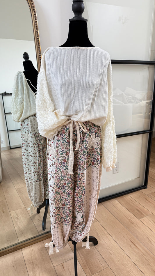 POL Floral Crochet Patch-C