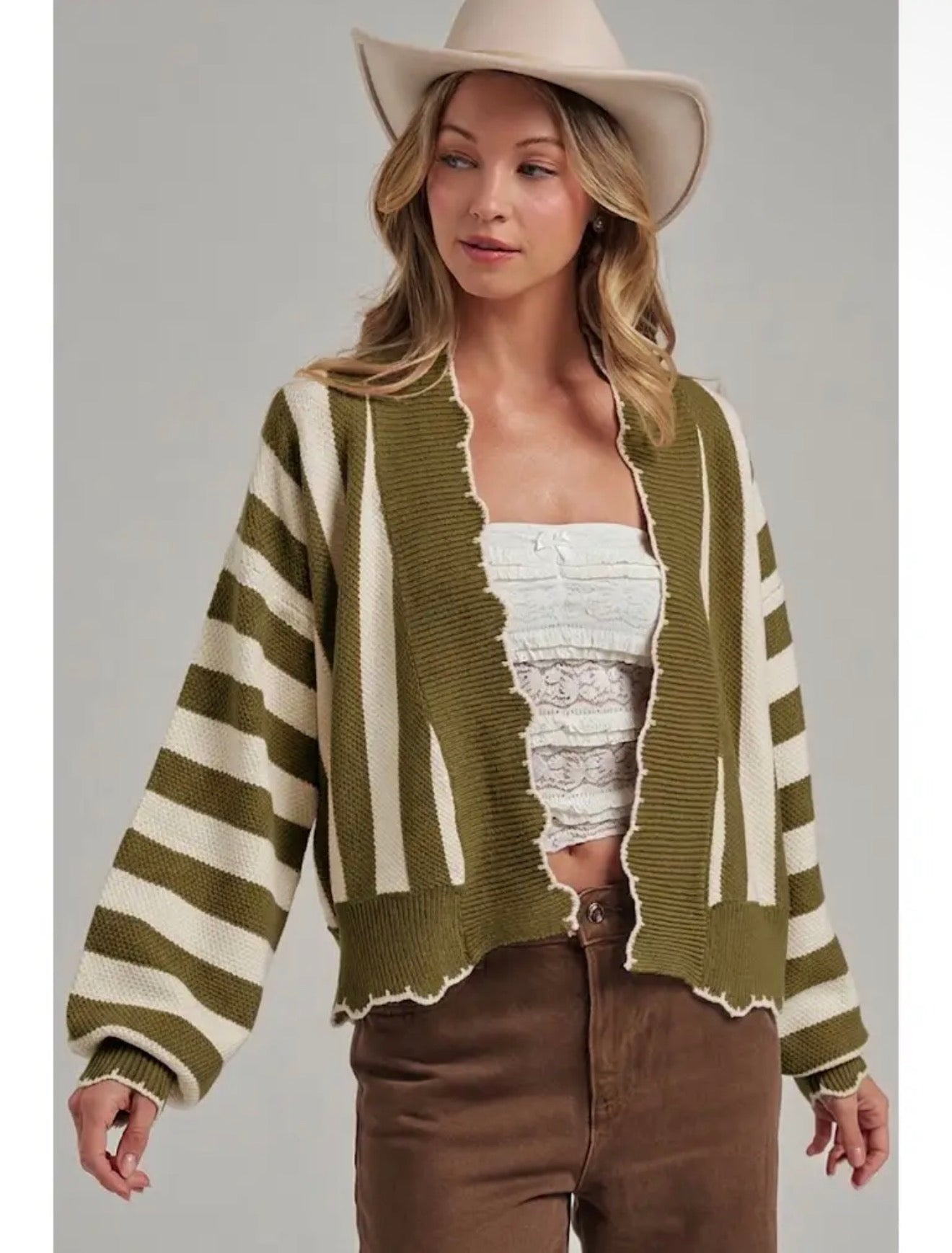 Striped Cardigan