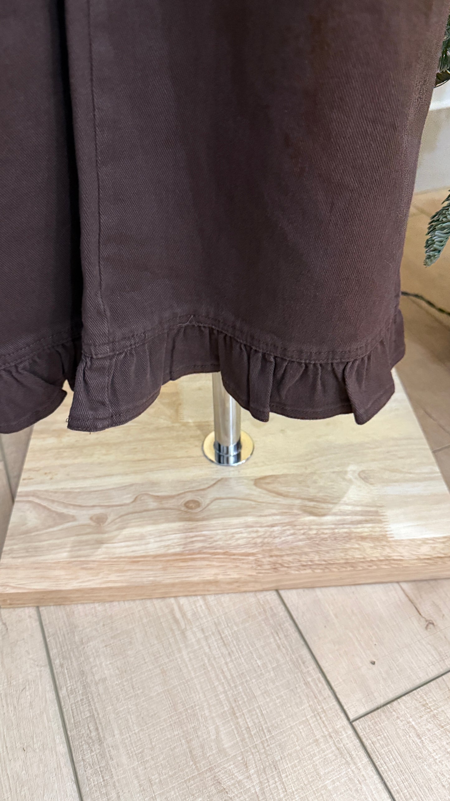 Ruffle Hem Pants