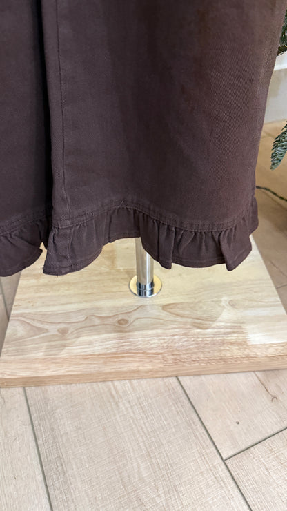Ruffle Hem Pants