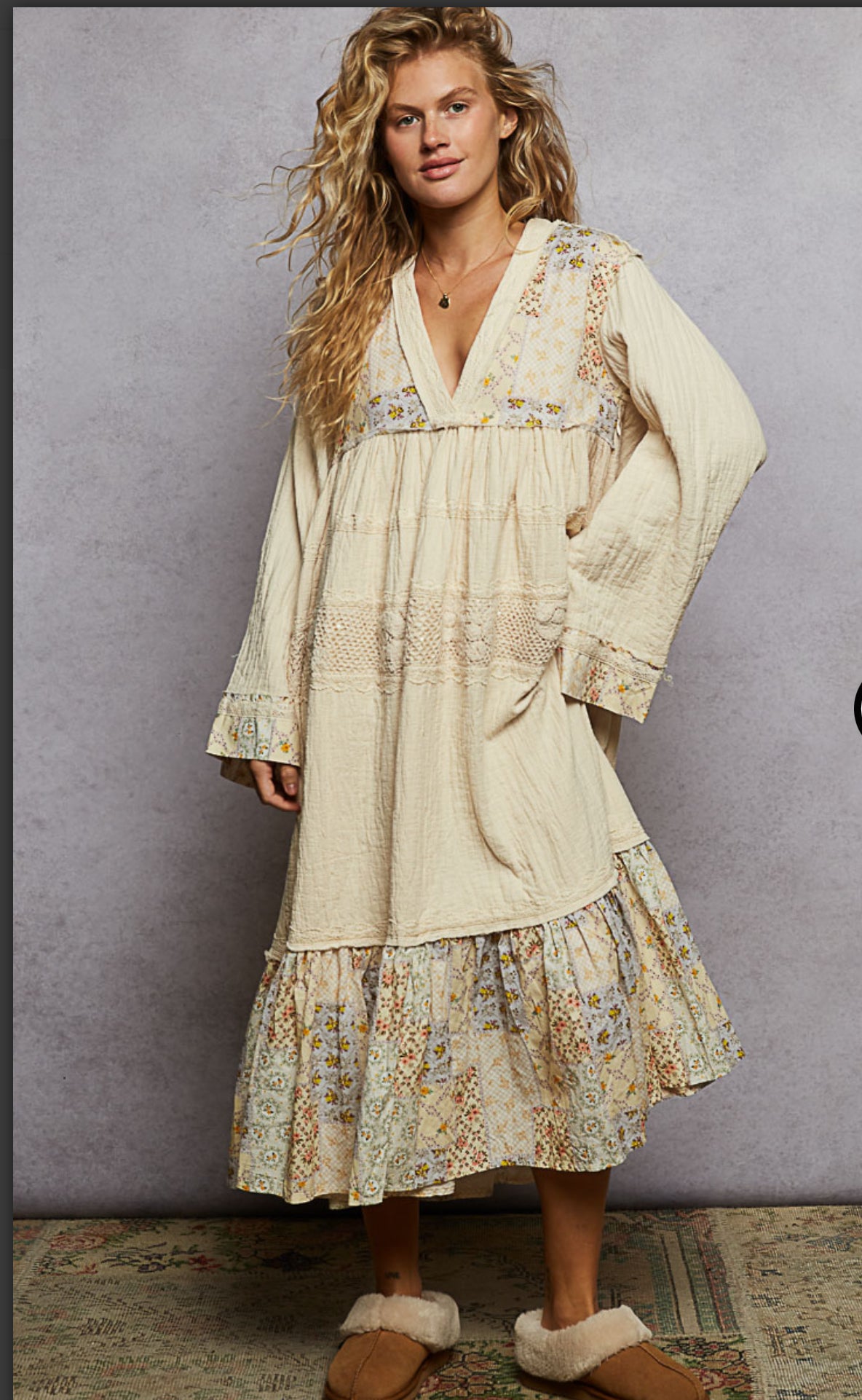 POL Double Gauze Dress