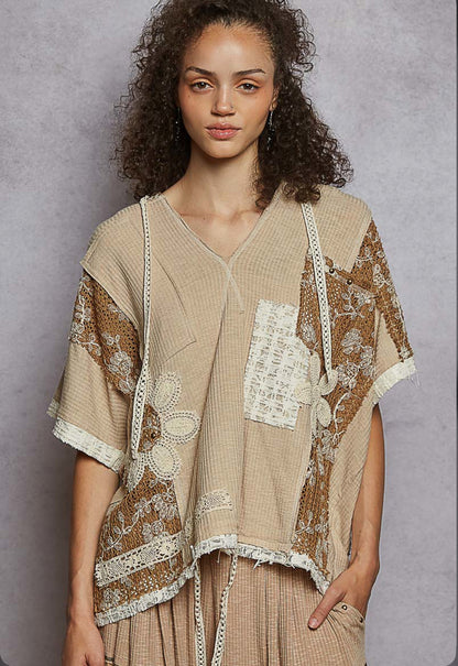 POL V-Neck Hoodie WB