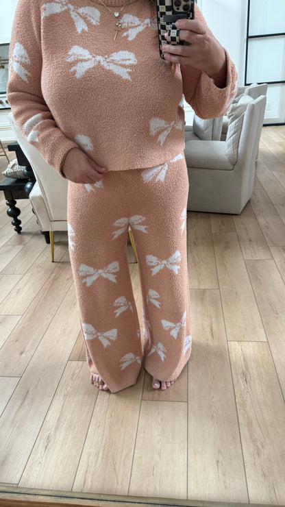 Conjunto de suéter acogedor - Color camel