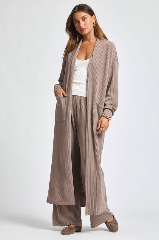 Longline Cardigan Set