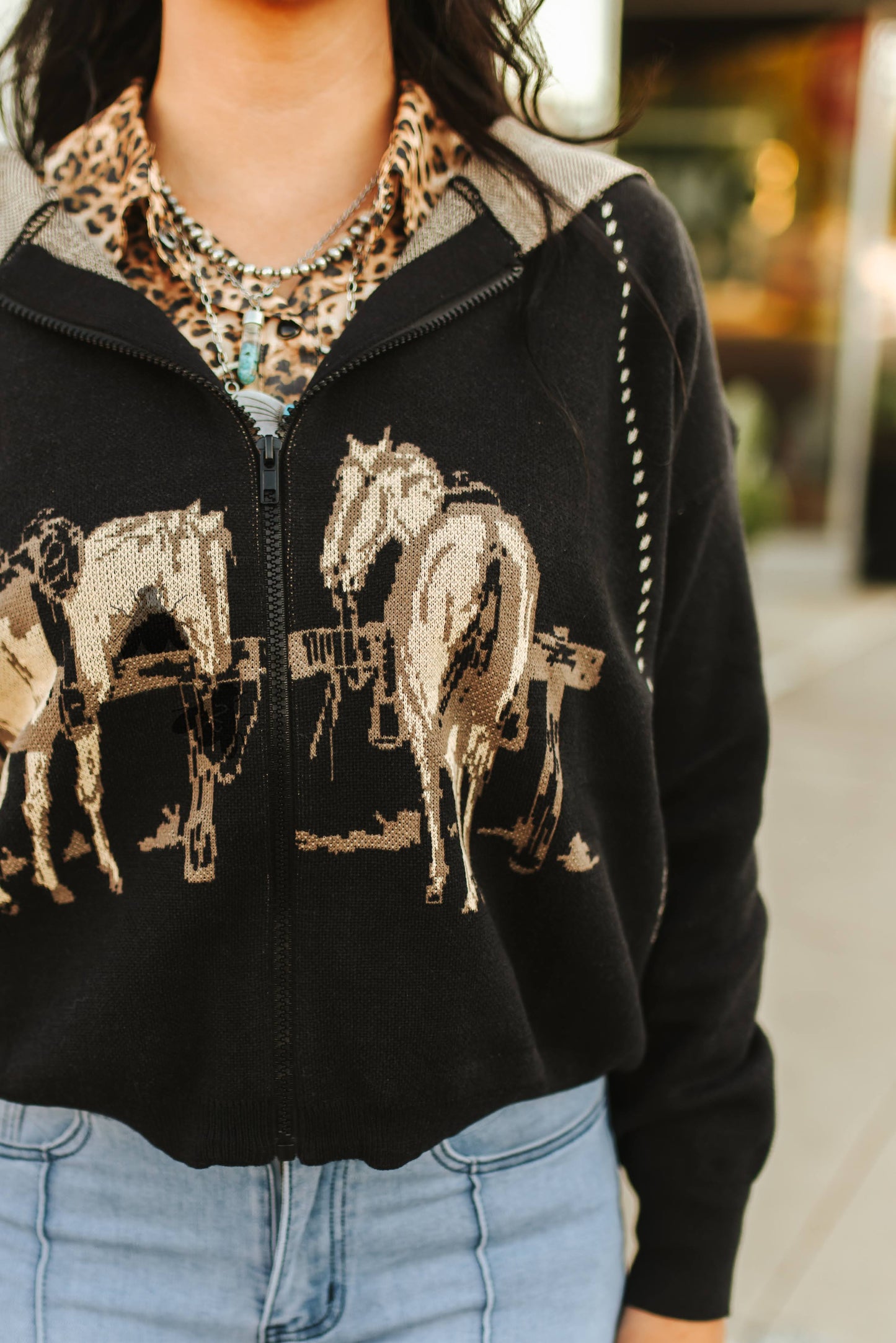 The Ranchita Midnight sweater