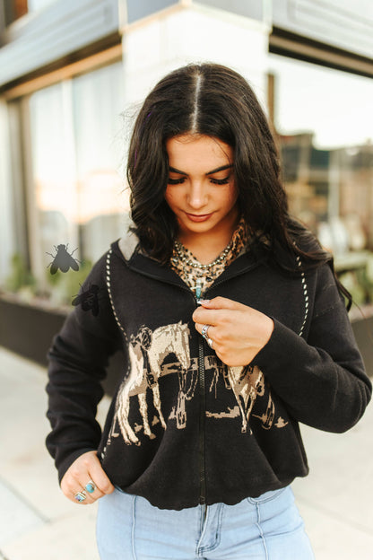 The Ranchita Midnight sweater