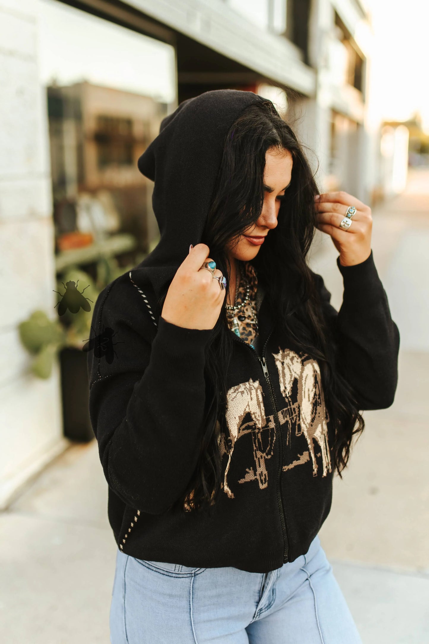 The Ranchita Midnight sweater