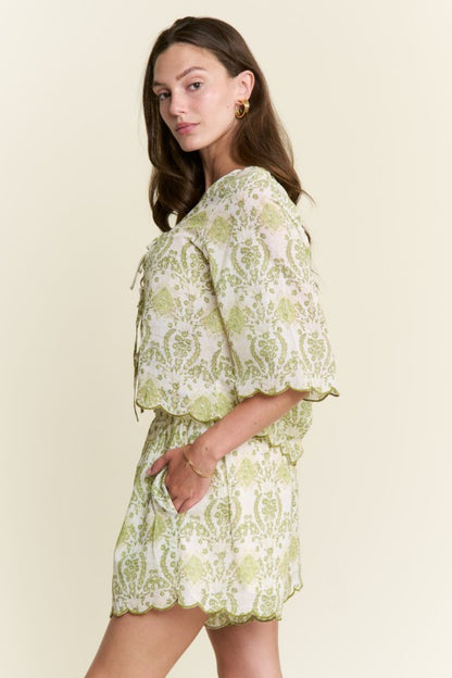 Multi Print Short Set