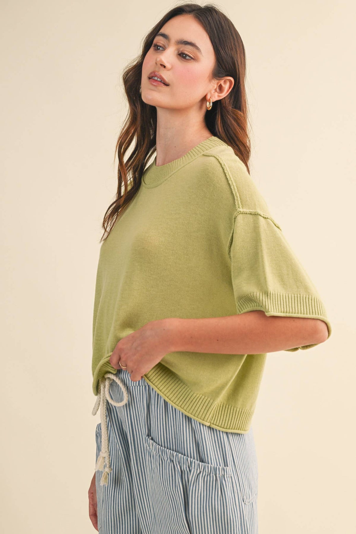 Knit Mockneck Sweater