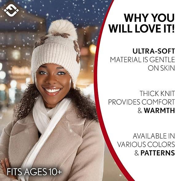 Gorro de chenilla Daisy