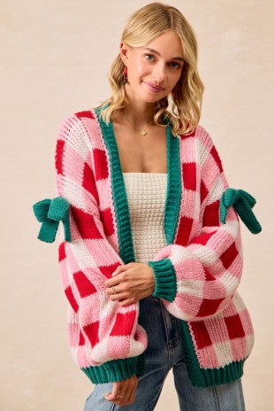 Christmas Open Front Cardi
