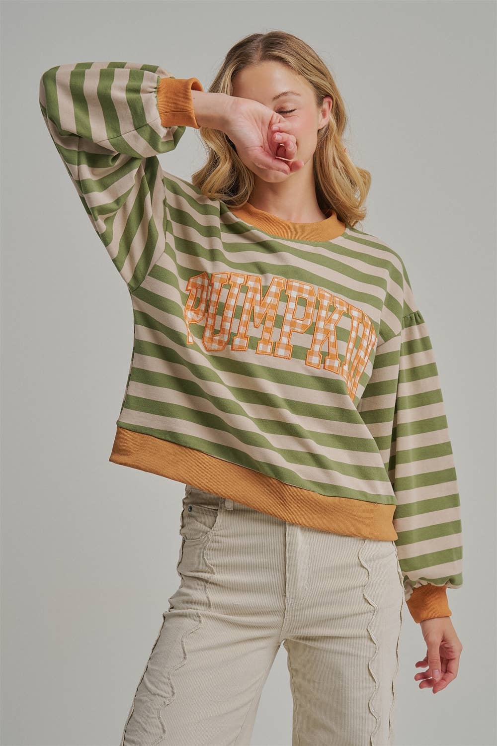 Striped Pumpkin Shirt