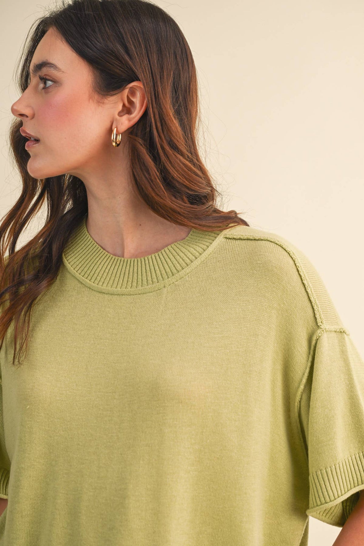 Knit Mockneck Sweater