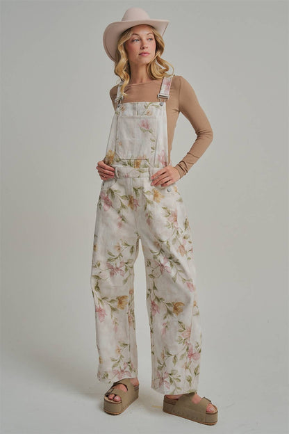 Vintage Floral Overall