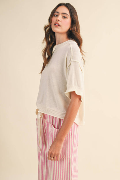Knit Mockneck Sweater