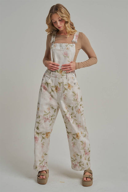 Vintage Floral Overall