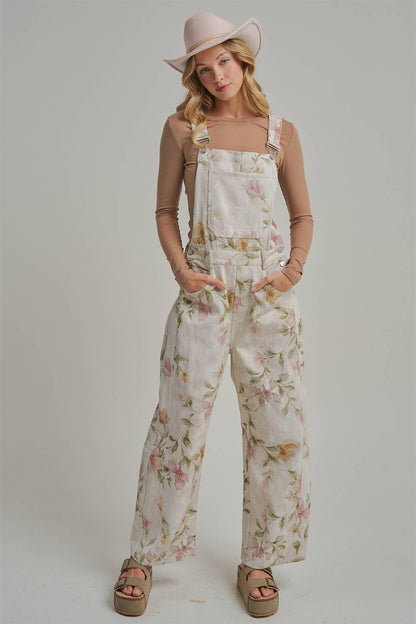 Vintage Floral Overall