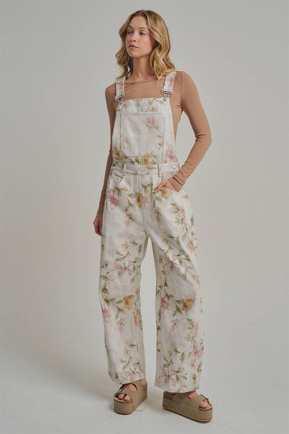 Vintage Floral Overall