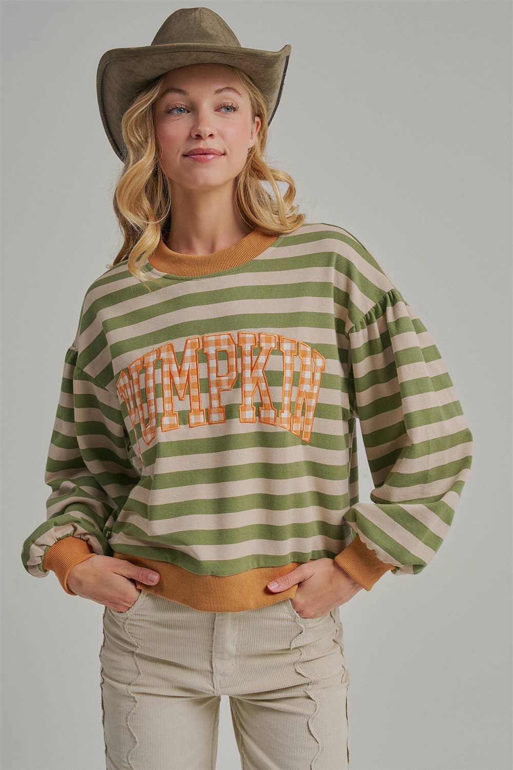 Striped Pumpkin Shirt