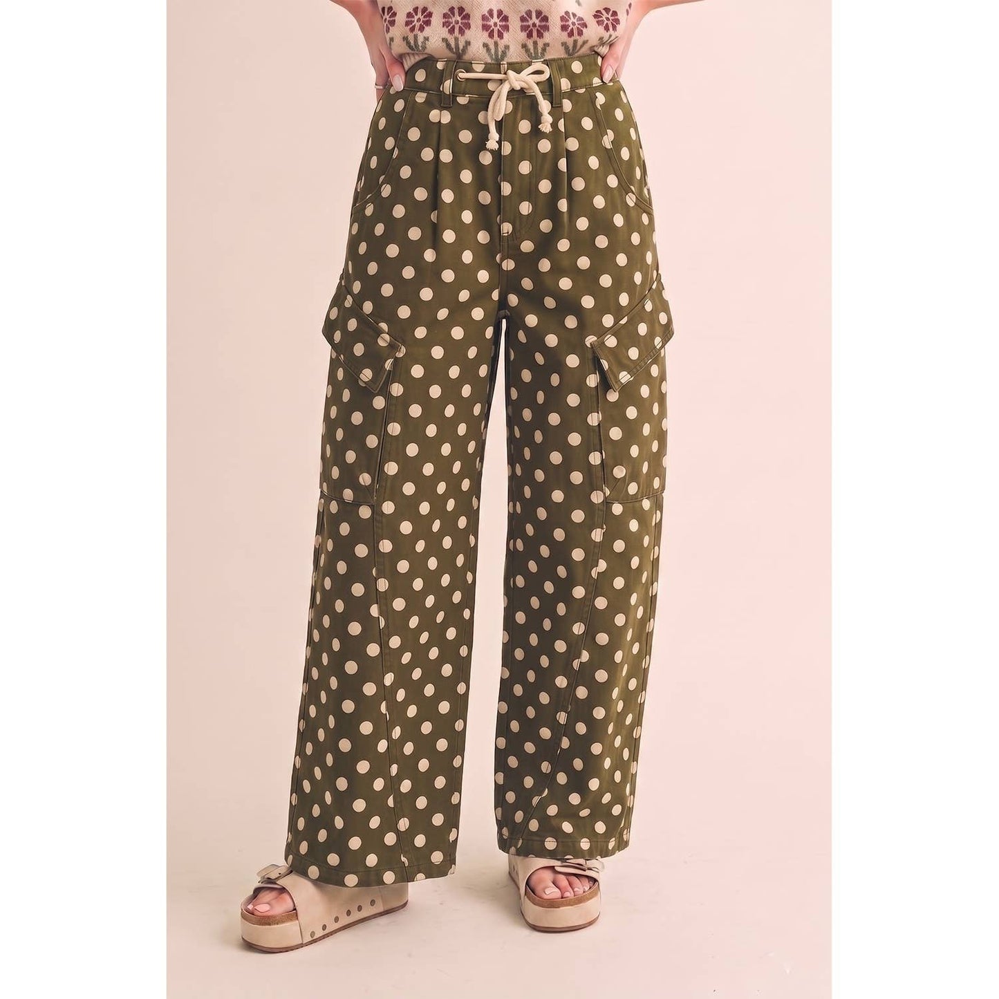 Polka Dot Drawstring