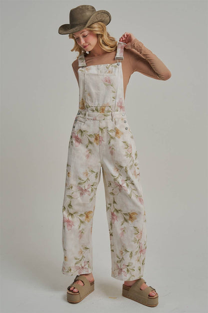 Vintage Floral Overall