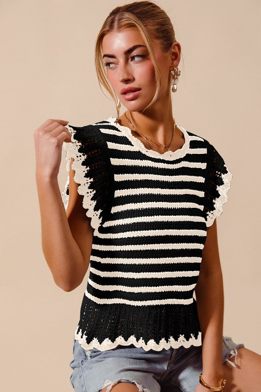 Stripe Lightweight Sweater
