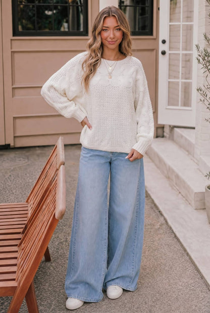Cozy Cable Knit Sweater