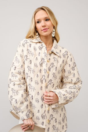 Quilted Horse Jacket