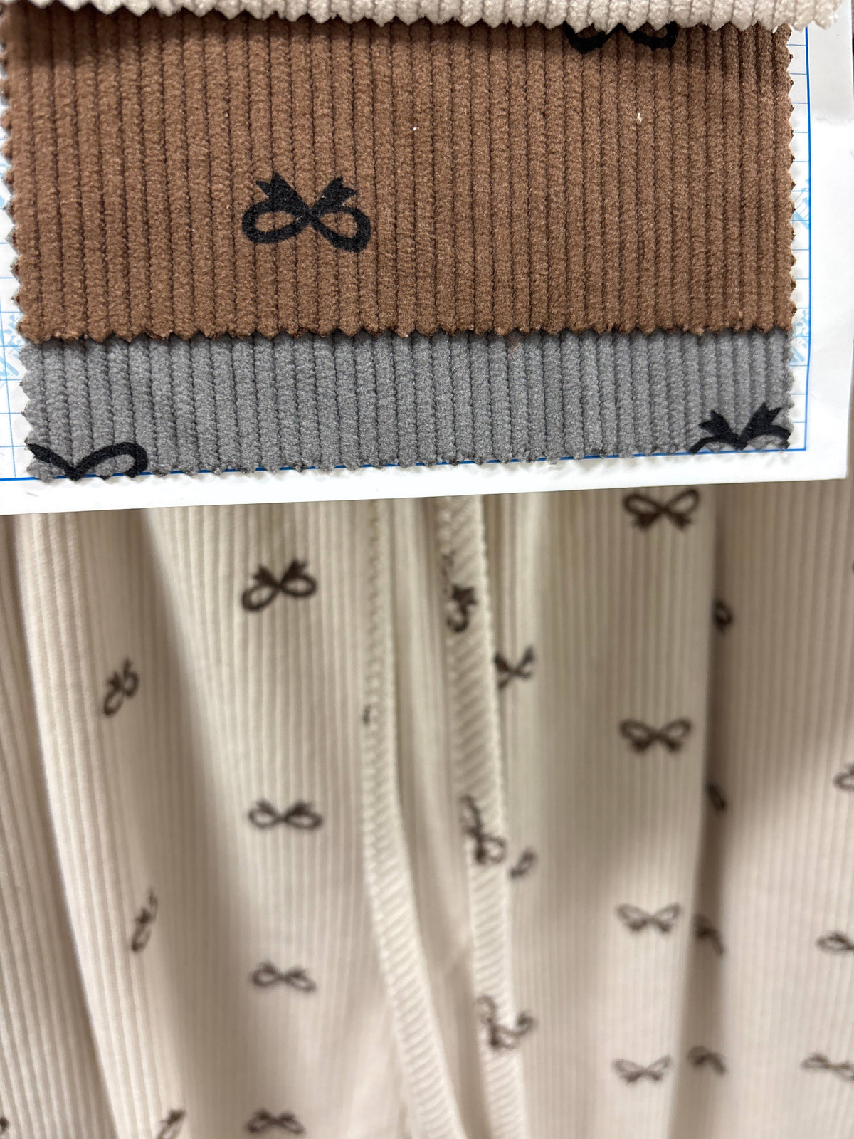 Corduroy Bow Pants