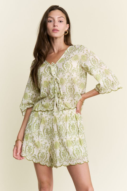 Multi Print Short Set