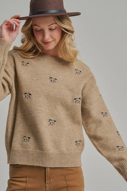 Horse Embroidered T