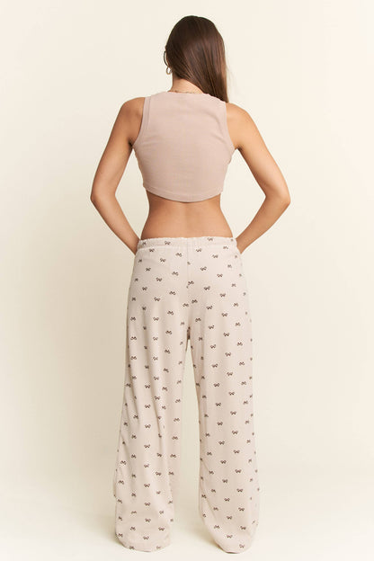 Corduroy Bow Pants