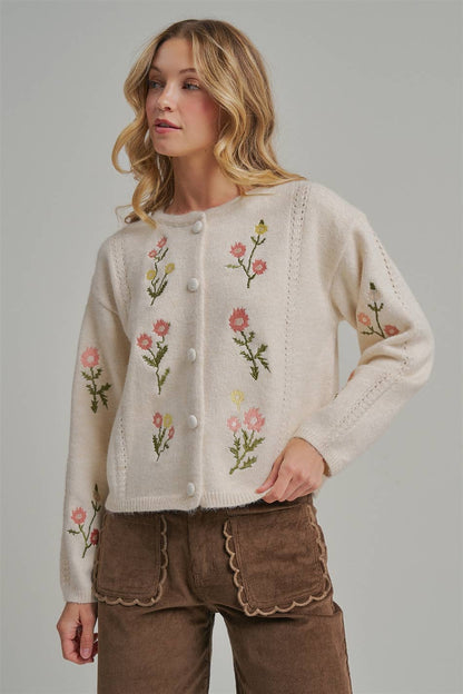 Button Embroidered SW