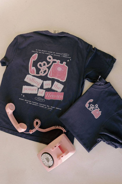 Calling on The Power Of Heaven Graphic Tee