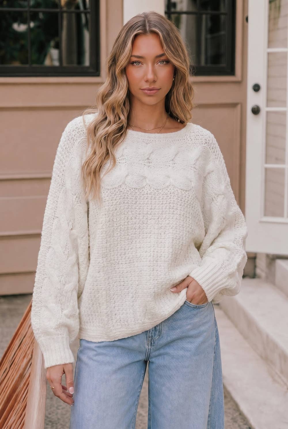 Cozy Cable Knit Sweater